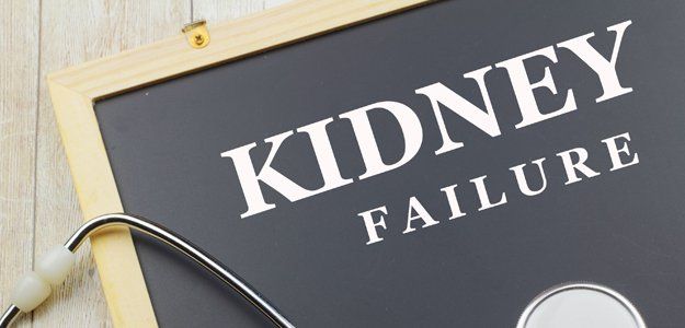 Kidney failure written on board