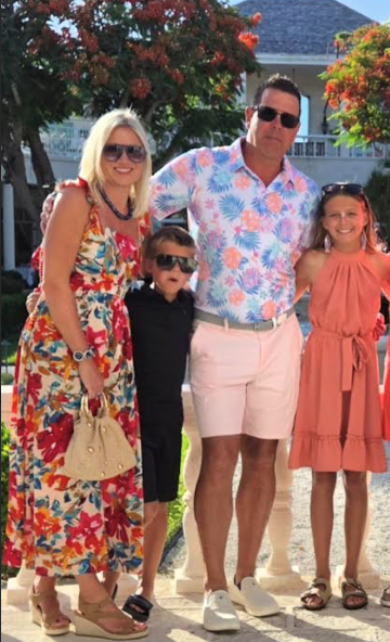 Chris Robinson and family photo.