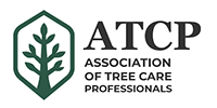 ATCP logo with green tree icon and text “Association of Tree Care Professionals”