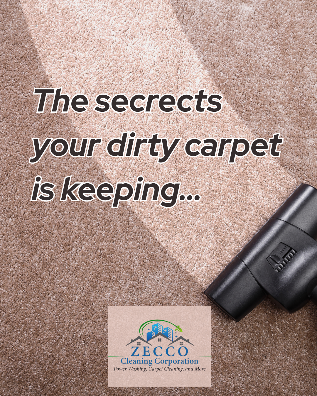Cleaning dirty carpet