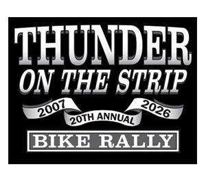 Thunder on the Strip Bike Rally logo