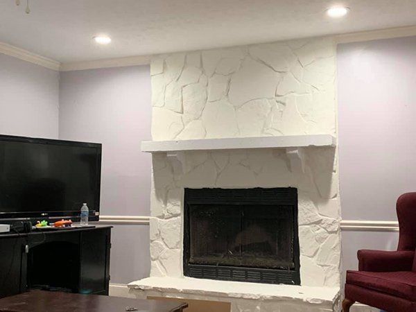 Indoor fireplace