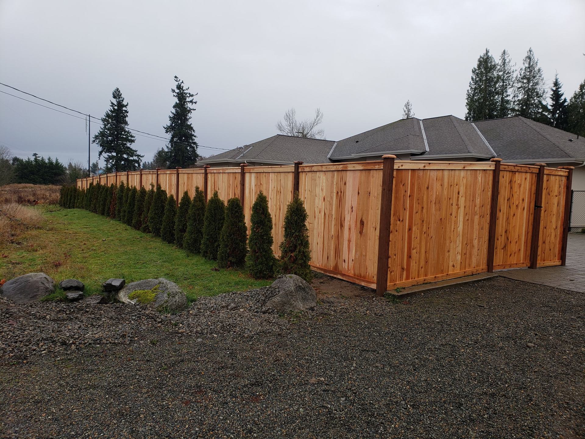 Cedar Fencing