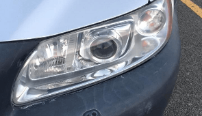 Clean headlight