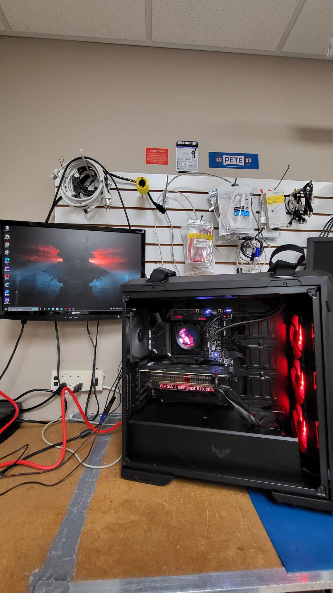 Custom computer build