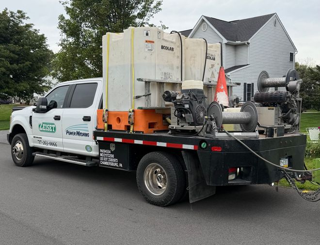 We have the equ Zeiset Commercial power washer unit for power washing residential and commercial buildings and structures.