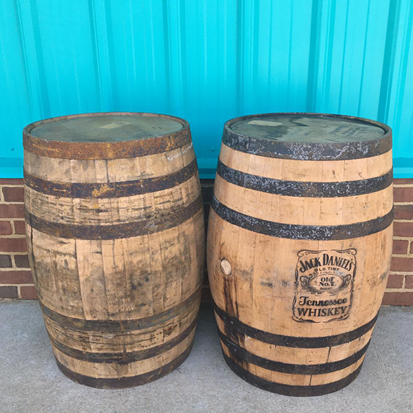 Wooden barrel jars
