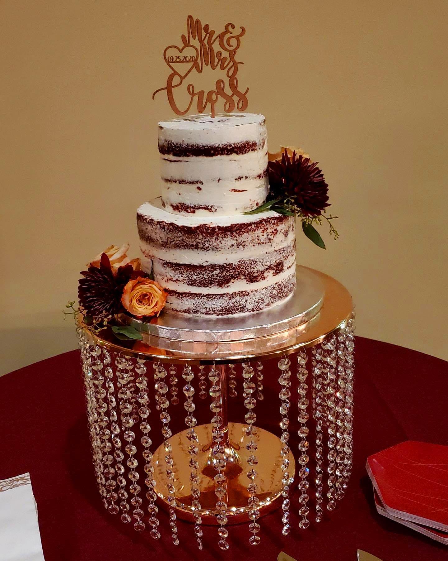 Cake on top of the table
