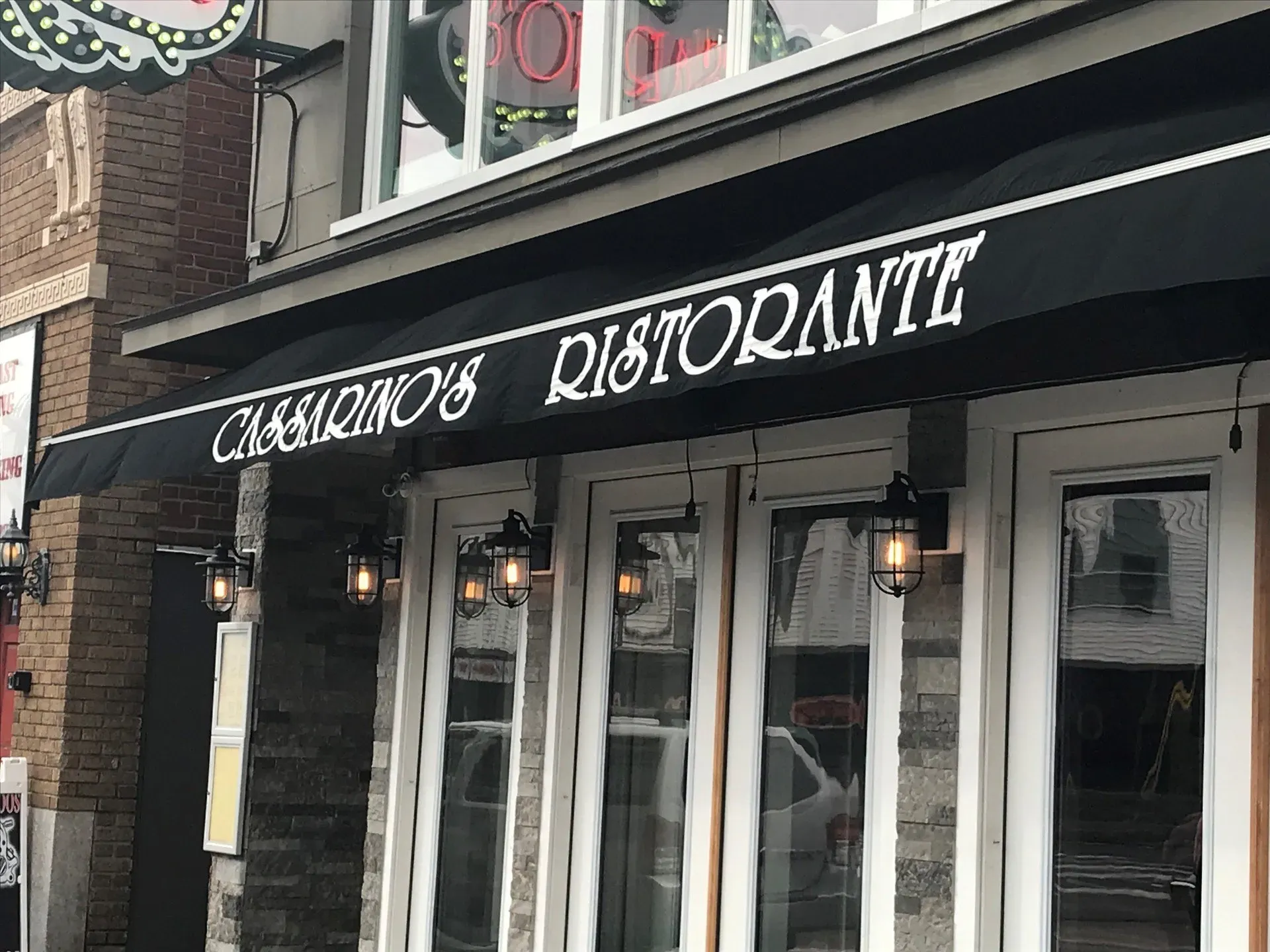Cassarino's Restaurant sign