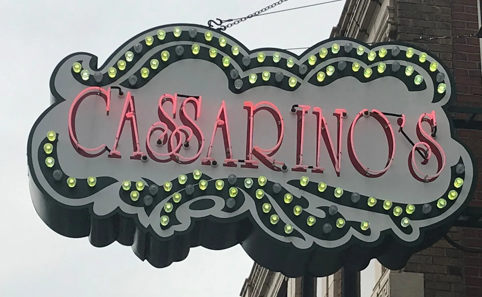 Cassarino's Restaurant outside sign