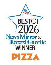 Best of 2026 News Mirror & Record Gazette winner: Pizza logo