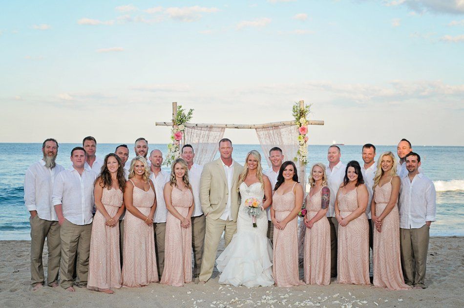 Wedding group picture