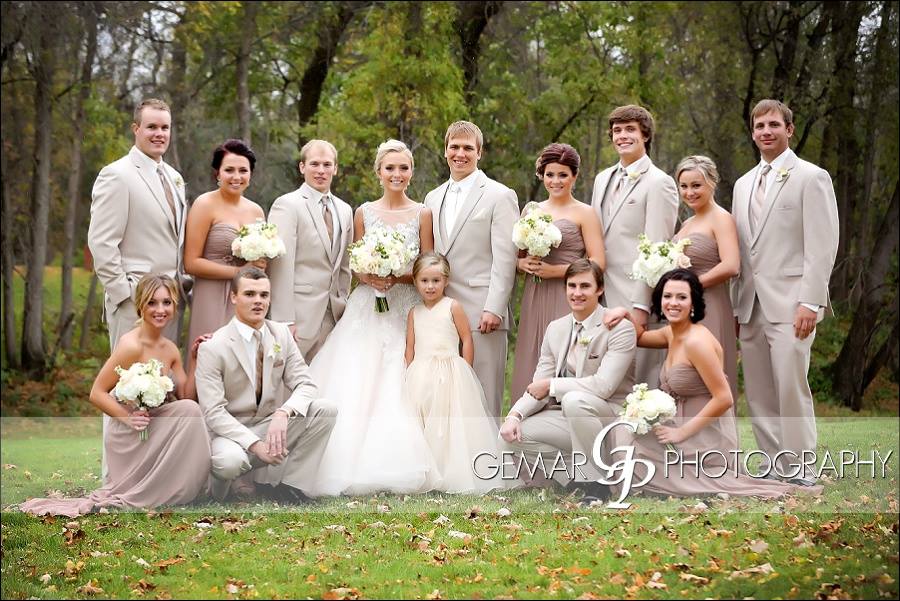 Wedding group picture