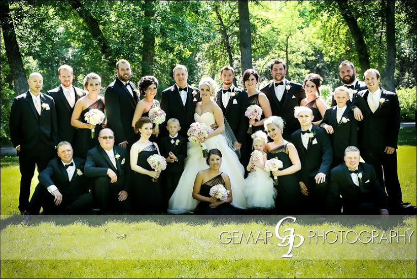 Wedding group picture