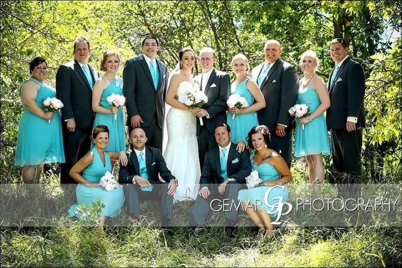 Wedding group picture