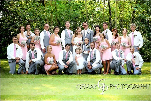 Wedding group picture