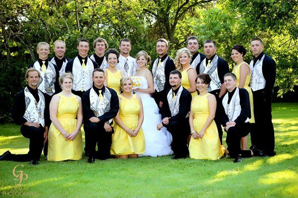 Wedding group picture