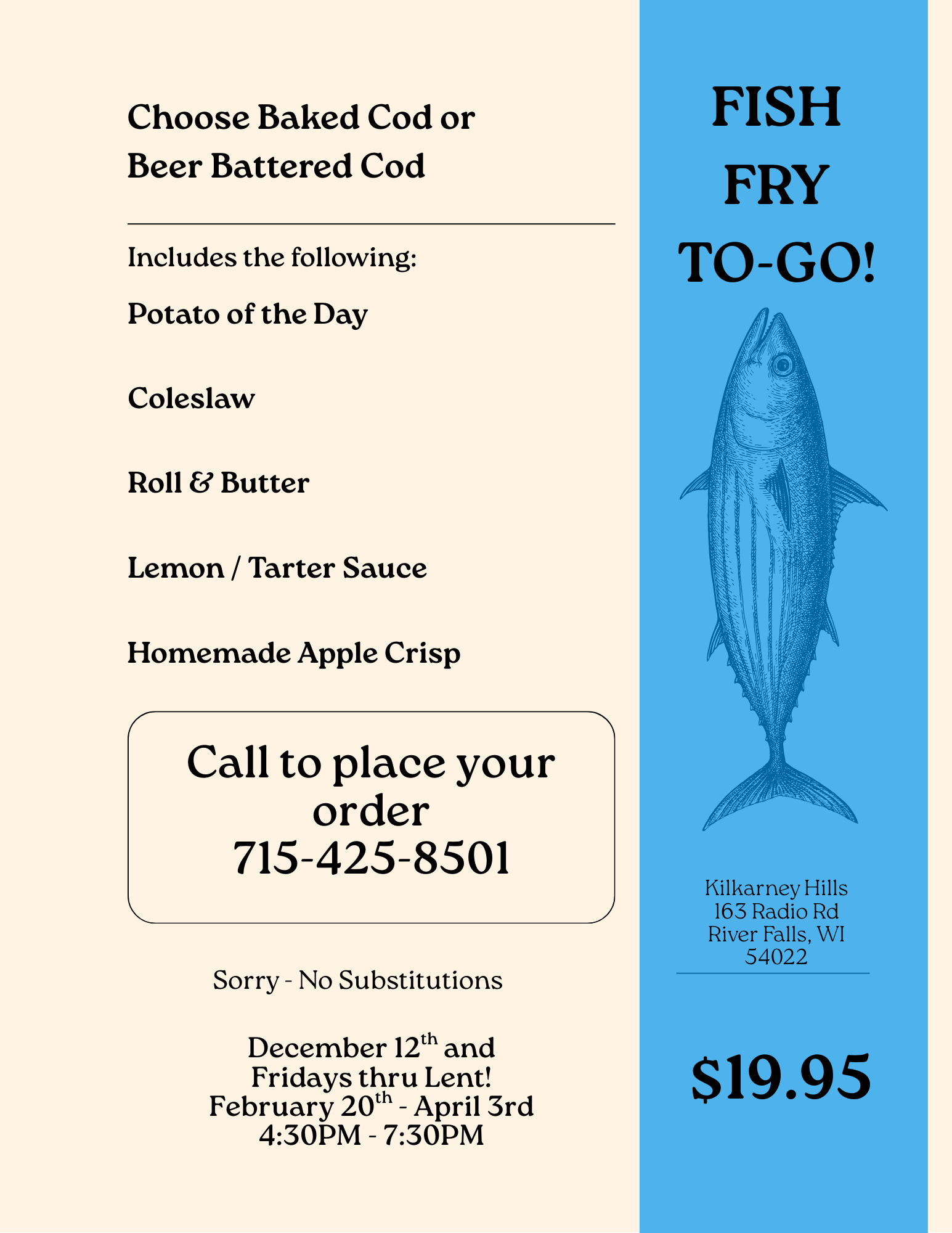 Fish Fry flyer
