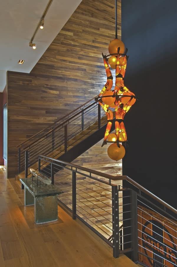 Wrought iron railings