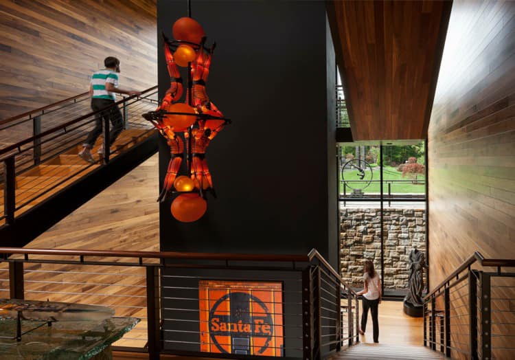 Wrought iron railings