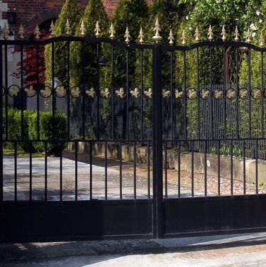 Wrought iron gate