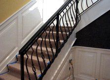 iron staircase railing