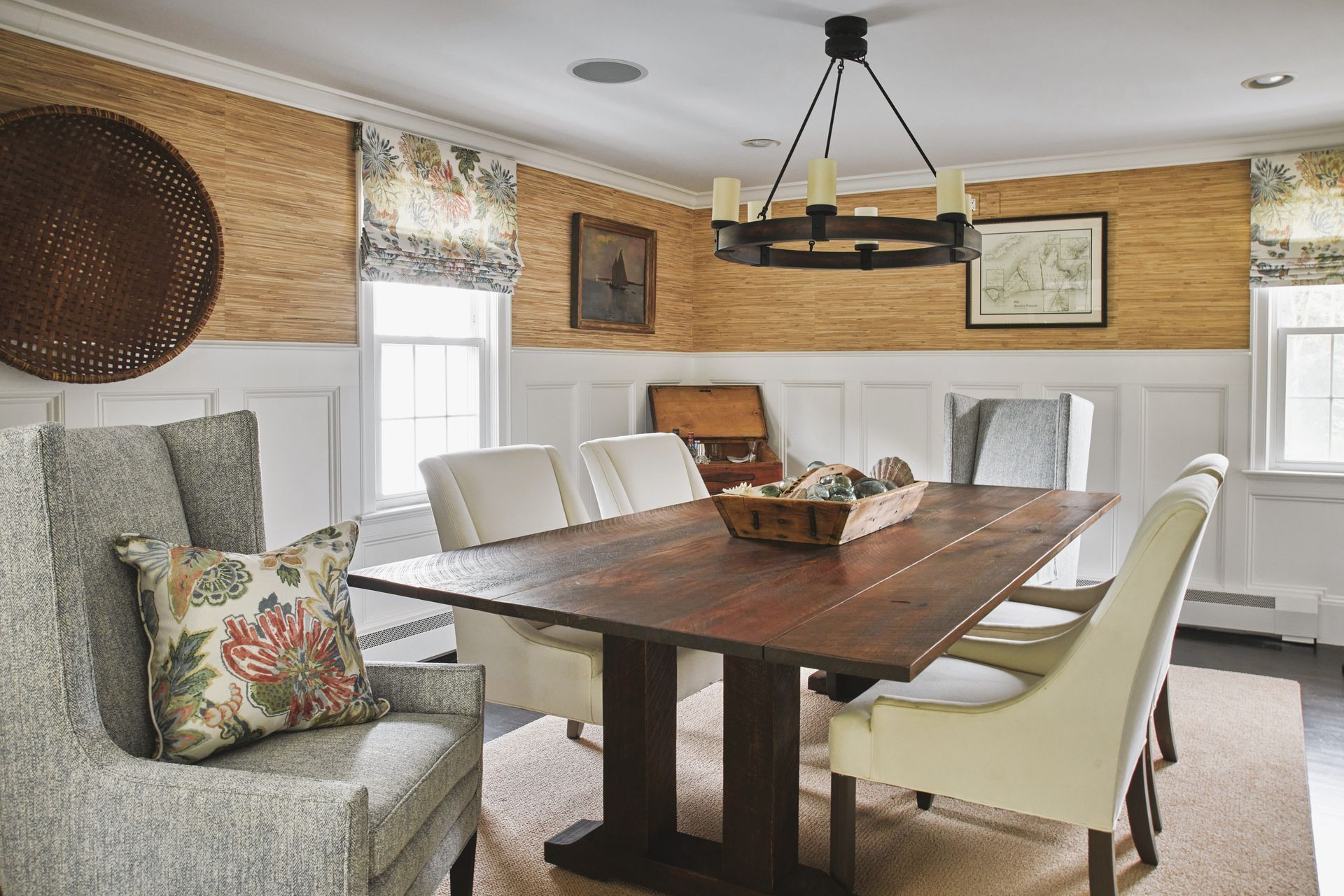 Dining table and chairs