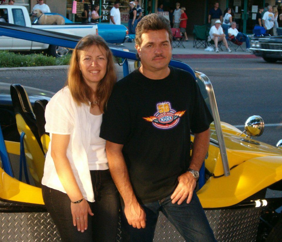 Customer with car