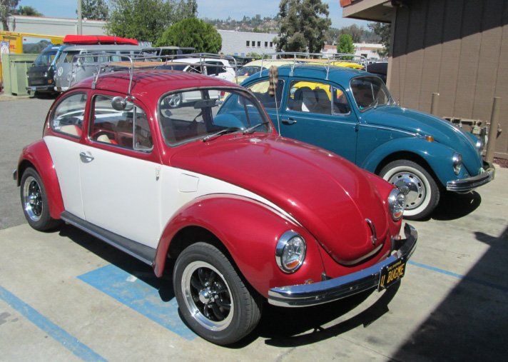 Red Vintage Car