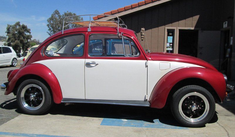 Red Vintage Car