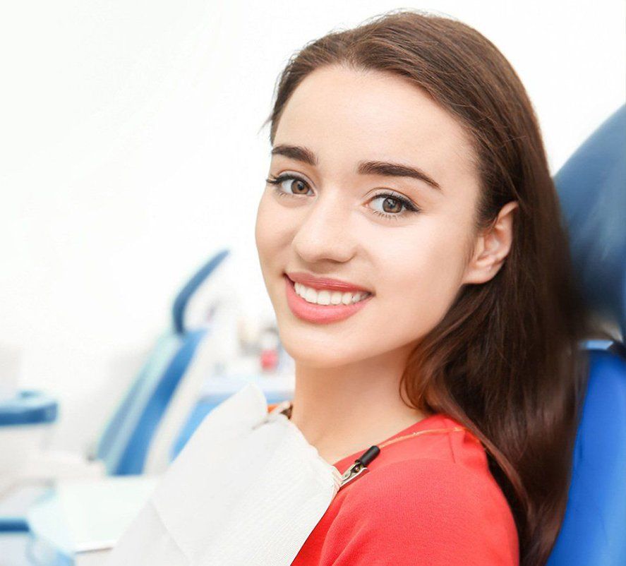 Beautiful woman smiling