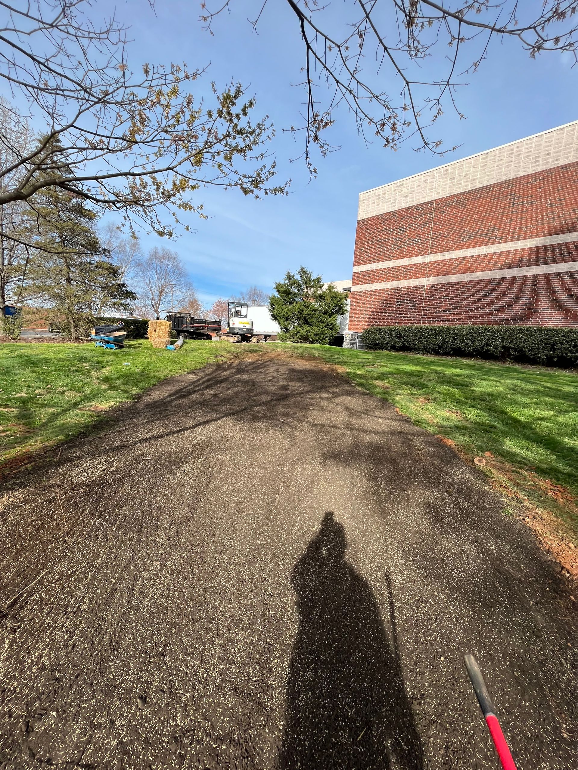 completed drainage project