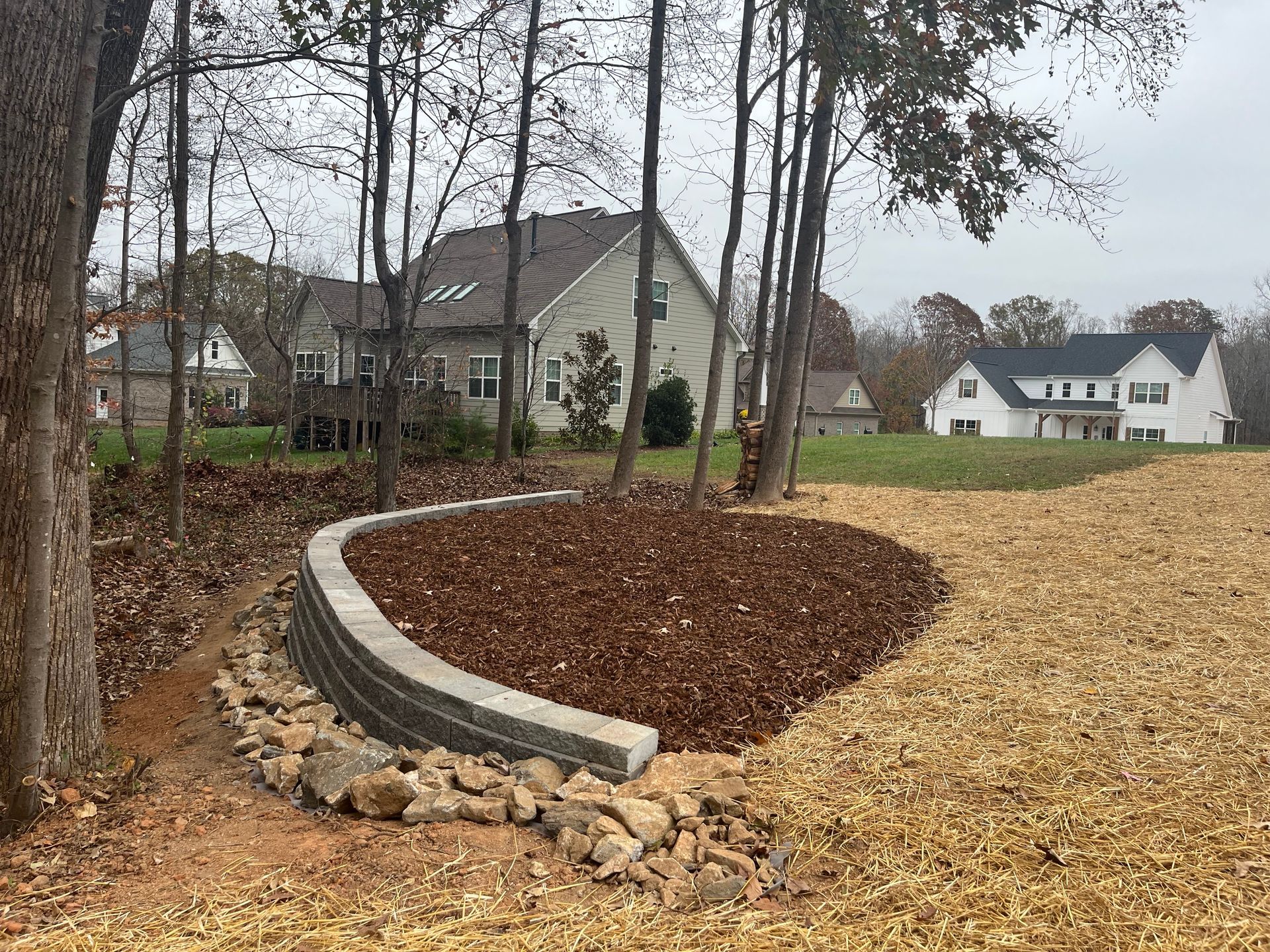 mulch installation
