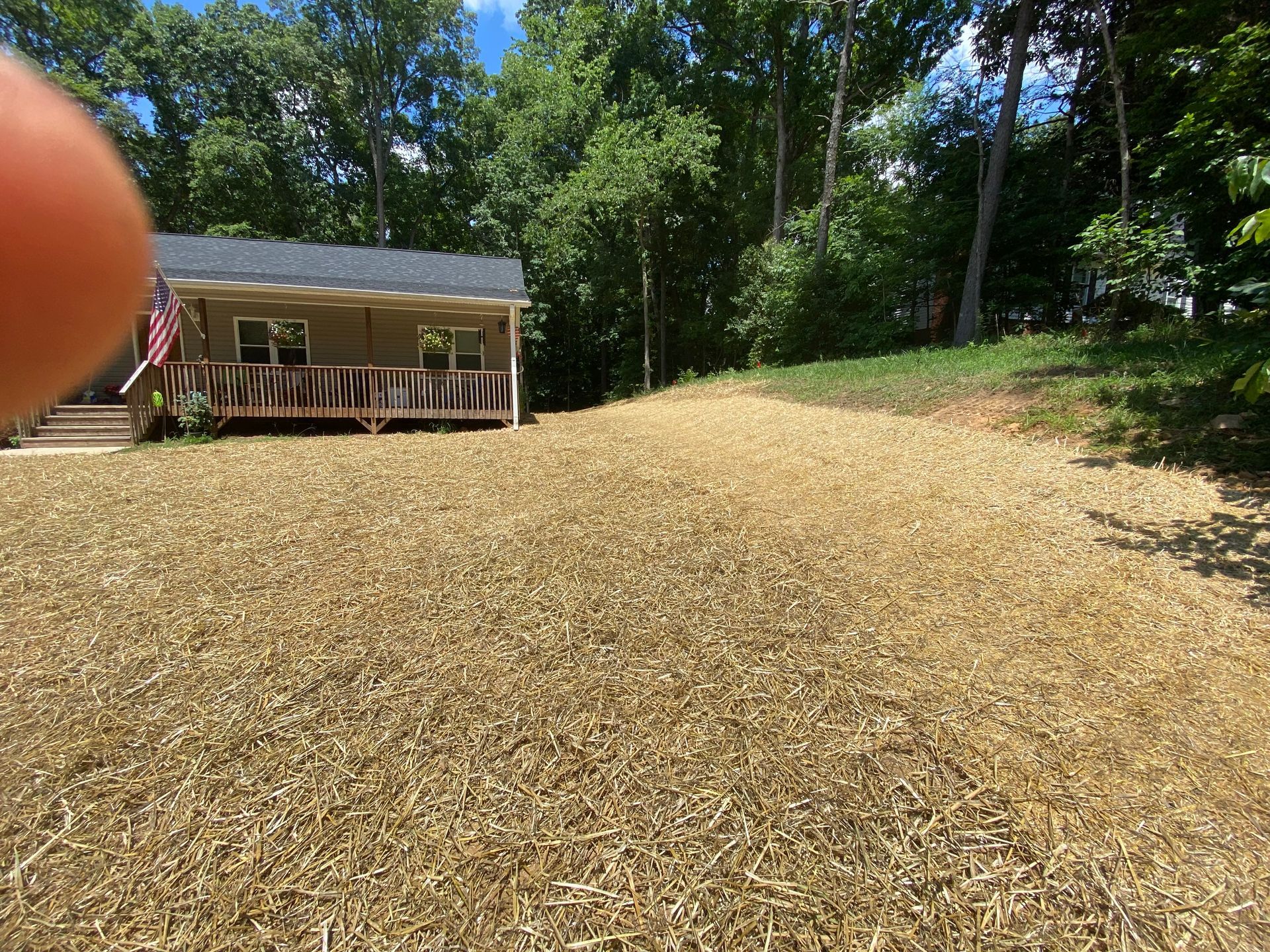 residential yard extension in Lexington