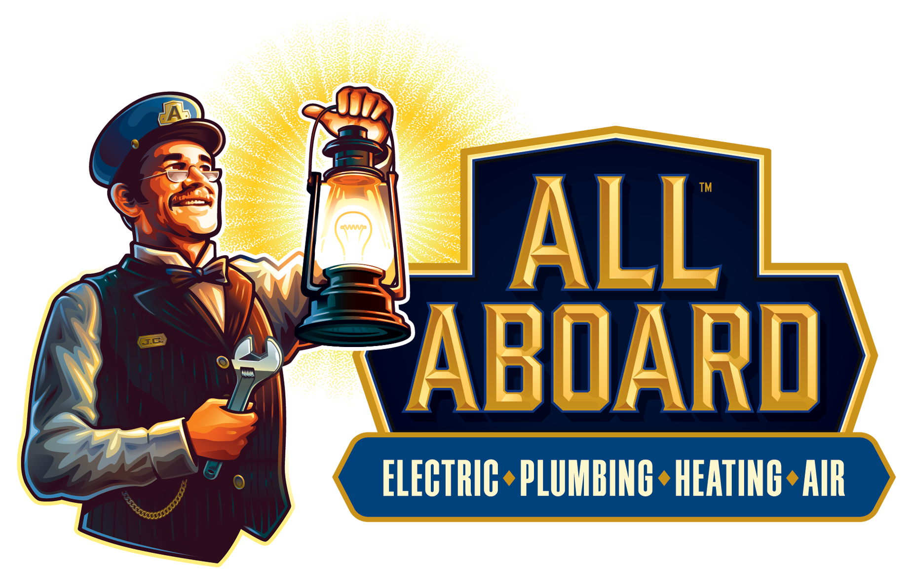 All Aboard Electric & Plumbing - Logo