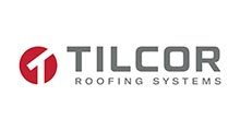 TILCOR Roofing Systems logo with red circular icon and gray text on a white background