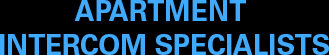 Apartment Intercom Specialists Logo