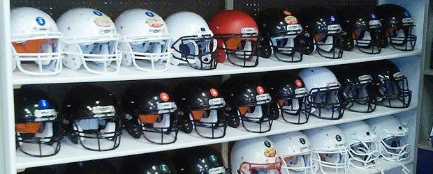 store - football helmets - equipments