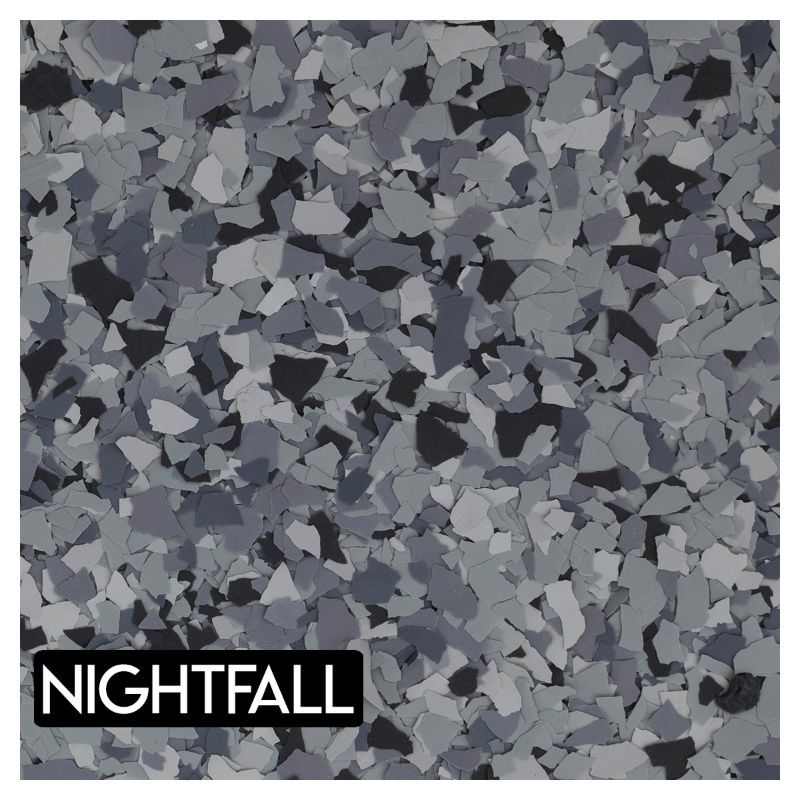 A close up of a gray and black camouflage pattern with the words nightfall in the corner.