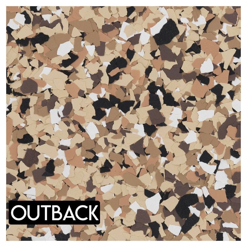 A close up of a camouflage pattern that says outback