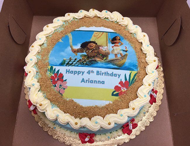 Moana cake