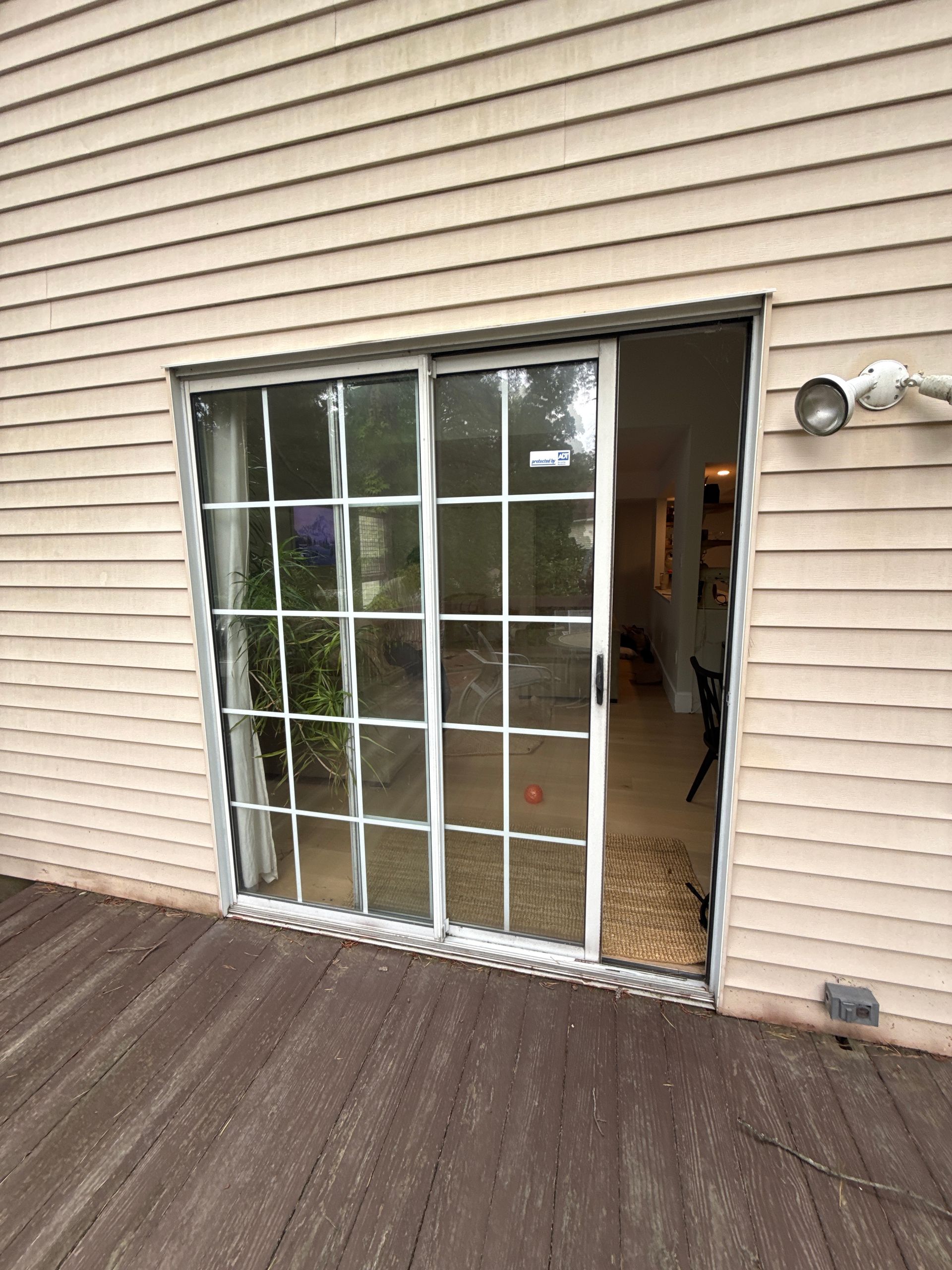 sliding door replacement - after