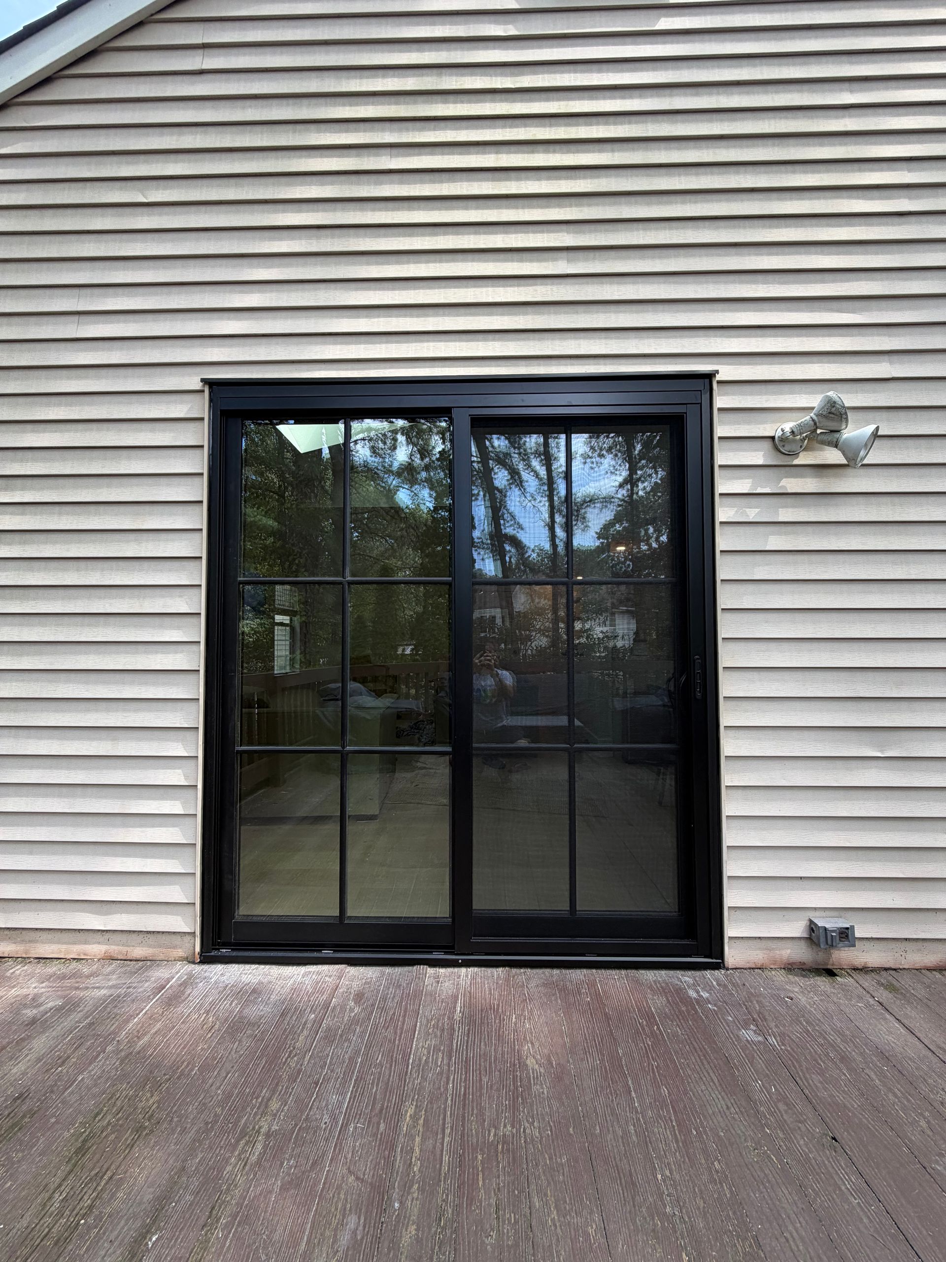 sliding door replacement - before