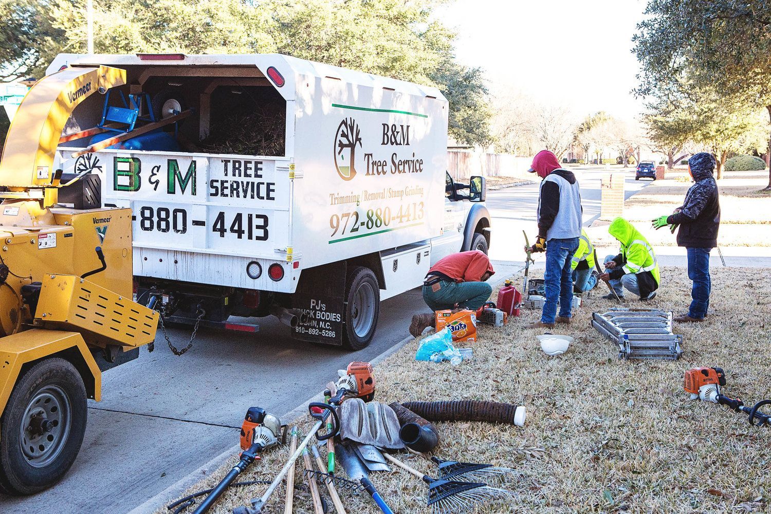 Project Gallery B&M Tree Service