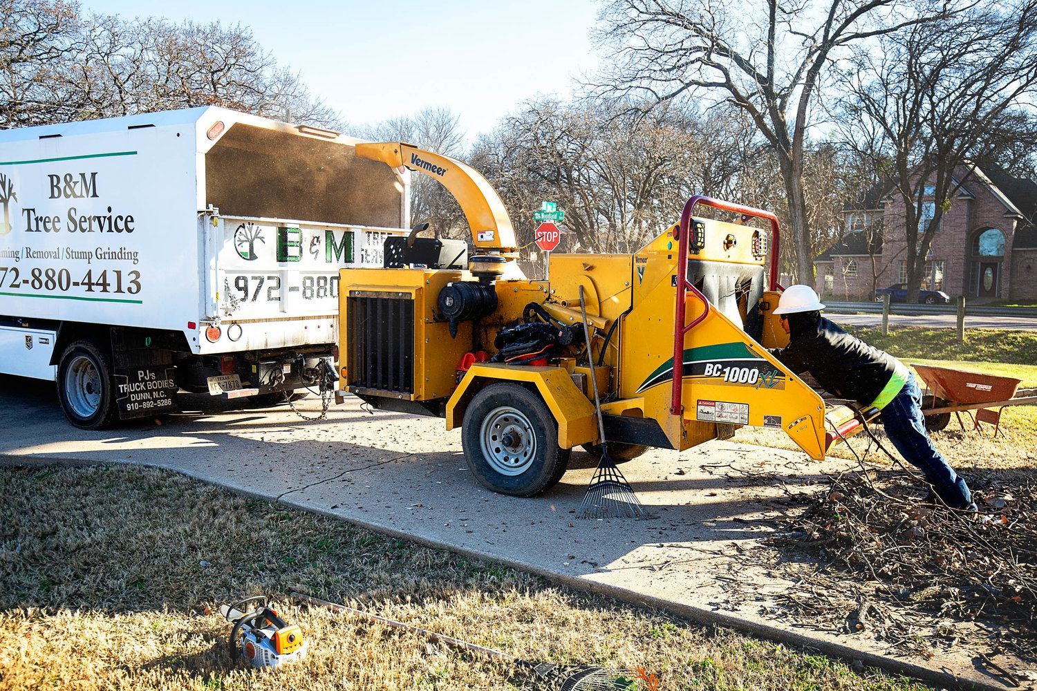 Tree grinding service