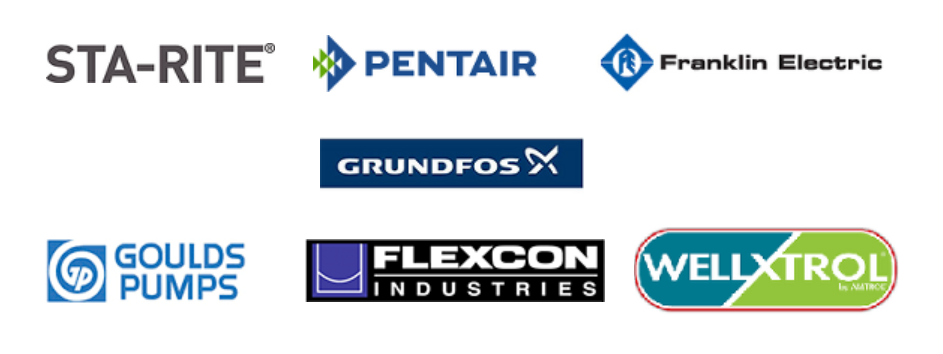 sta-rite, pentair, franklin electric, gould pumps, flexcon, wellxtrol