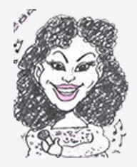 Caricature of a lady