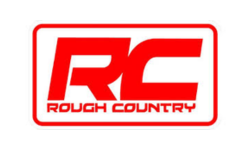 Red and white Rough Country logo within a rounded rectangle.