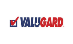 ValuGard logo: blue and red text with checkmark and star graphic.