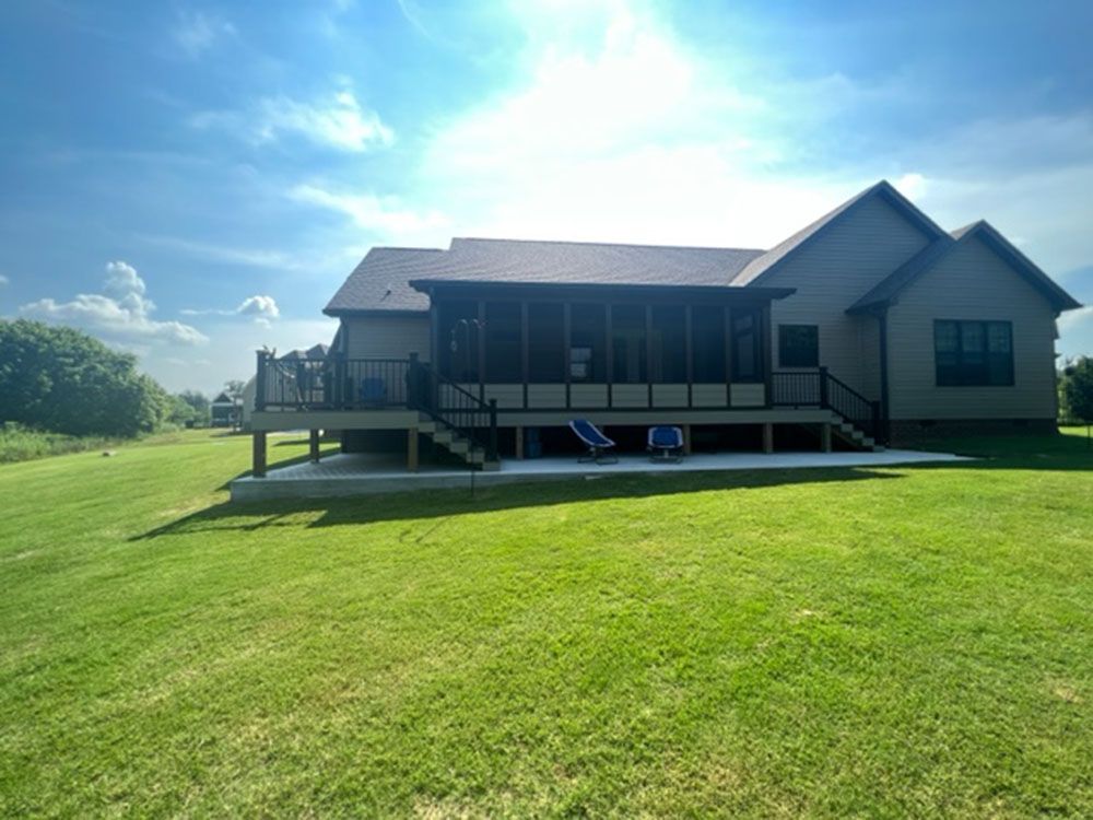 exterior shot  deck project